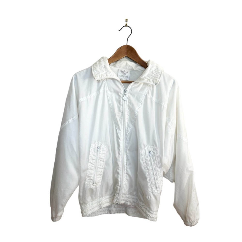 Adidas Vintage 90s Track Jacket in White